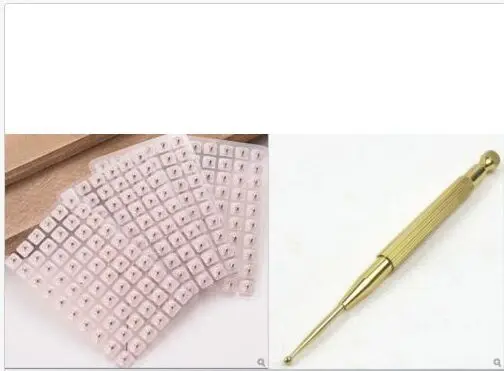 Магниты позолоченная Ушная игла для иглотерапии Семена бобов 600 шт ушные