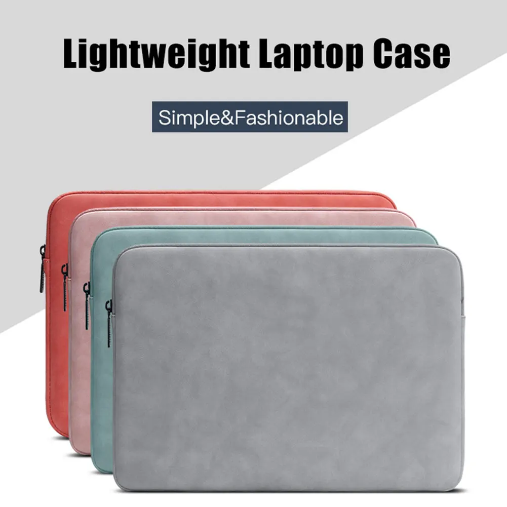 

13.3/15.4/16 Inch Laptop Sleeve Case Waterproof PU Notebook Carrying Bag Shock Protective Cover For Men Women Laptop Accessories