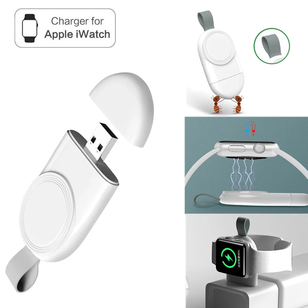 

Portable Wireless Charger for IWatch SE 6 5 4 Charging Dock Station USB Charger Cable for Apple Watch Series 6 5 4 3 2 1 Sale