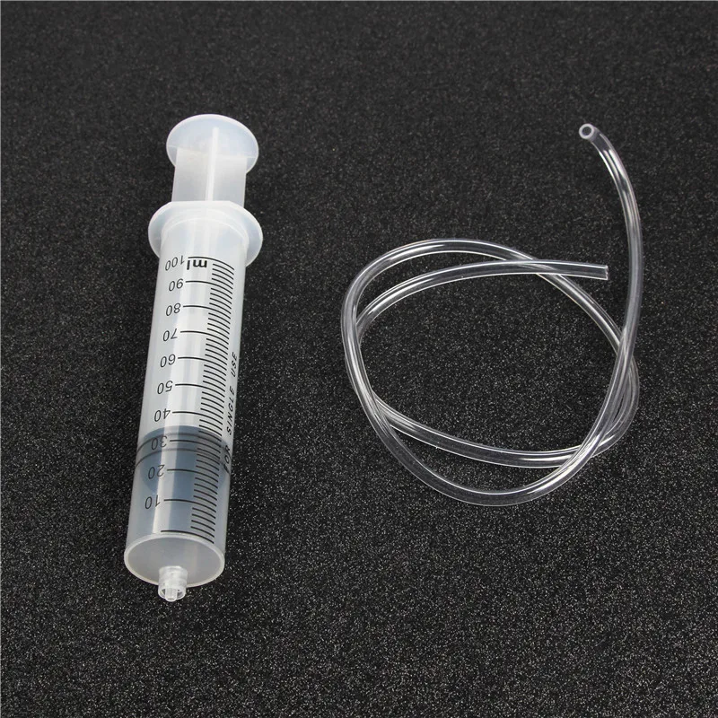 100ML Measuring Syringe 100ml Plastic With 80cm Clear Tube For Nutrient Motoring Applications | Обустройство дома