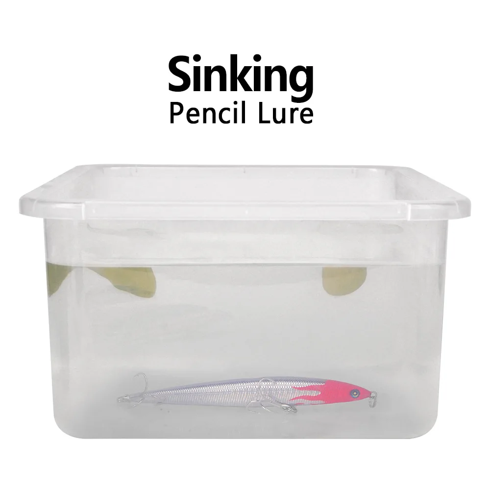 Тонущий Приманка для рыбалки карандаш 130 мм 27 5 г длинный Литой Воблер Topwater