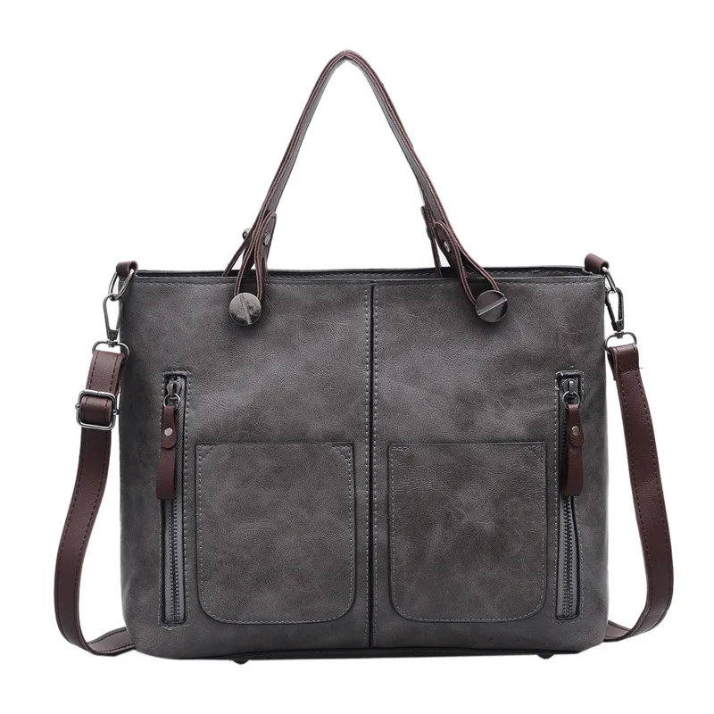 

ZHIERNA Women's High Quality PU Leather Bag for Shoulder Carry Elegant Retro Female's Handbag Suitable For Work Dating Shopping