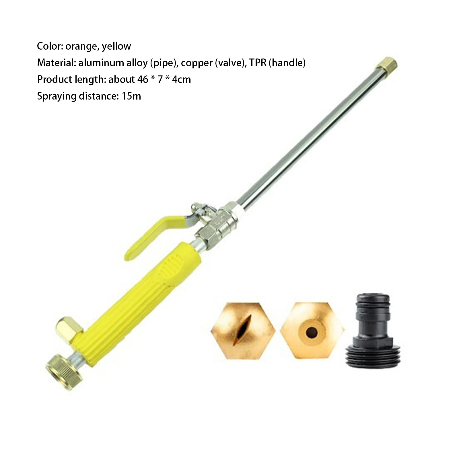 

Garden Clean Machine Water Gun Nozzle High Pressure Car Cleaning Spray Gun Tools Garden Watering Sprinkler Cleaning Accrssories