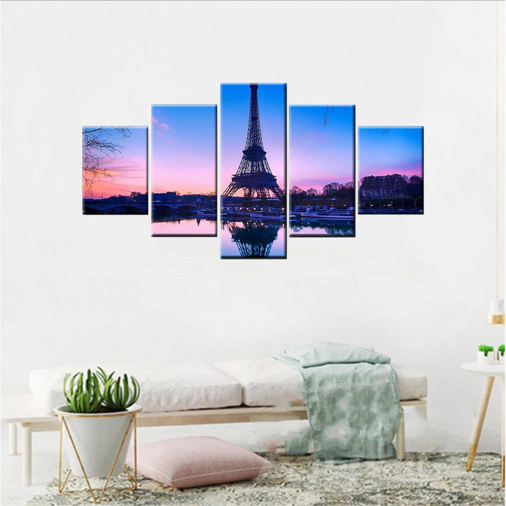 Набор для алмазной вышивки Эйфелева башня набор из 5 квадратных/круглых страз