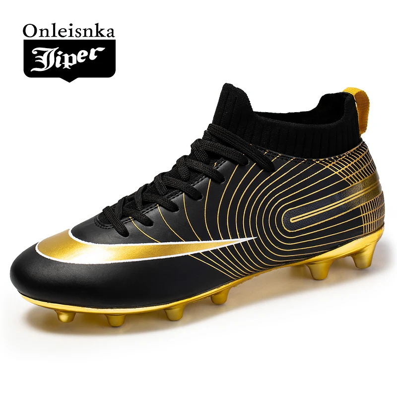 Men Soccer Shoes Kids Football Boots Women Breathable Cleats Antiskid Chaussure Outdoor | Спорт и развлечения