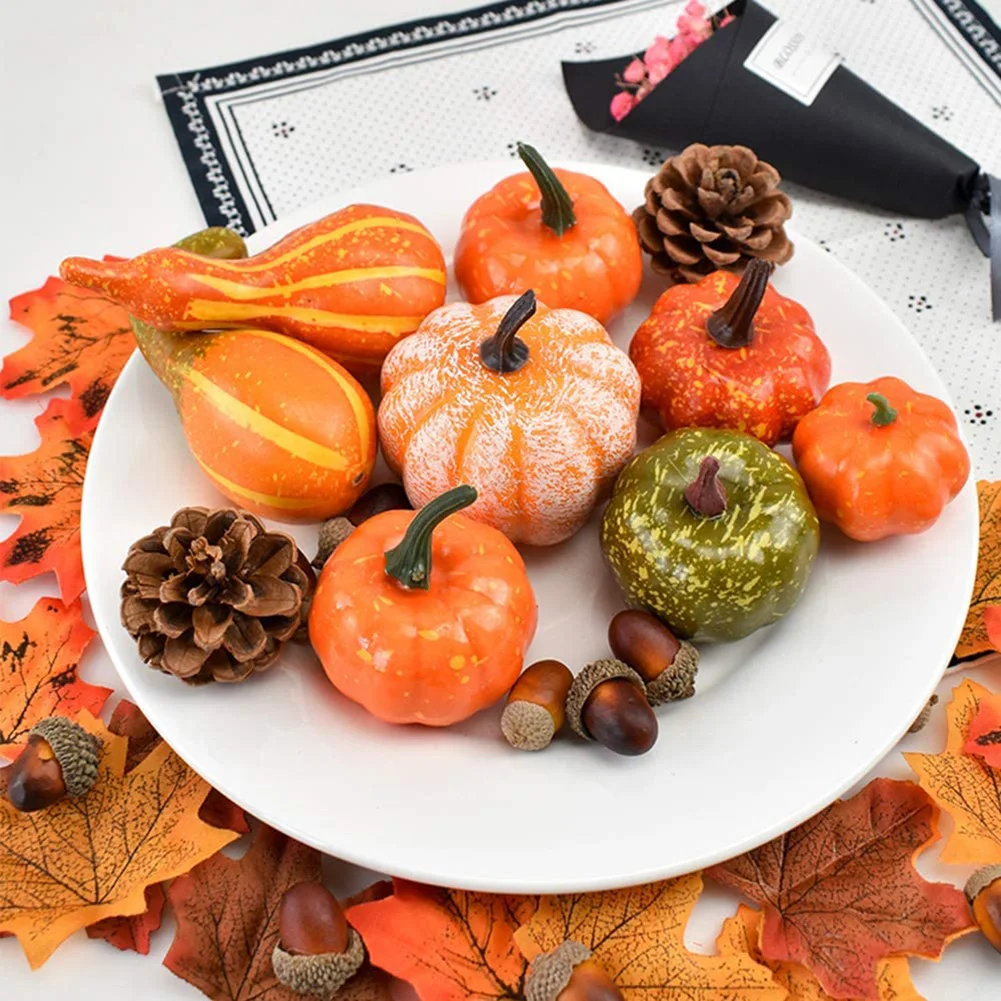 

Foam Pumpkin Artificial Vegetables Model for DIY Halloween Party Atmosphere Layout Materials Photography Shooting Props