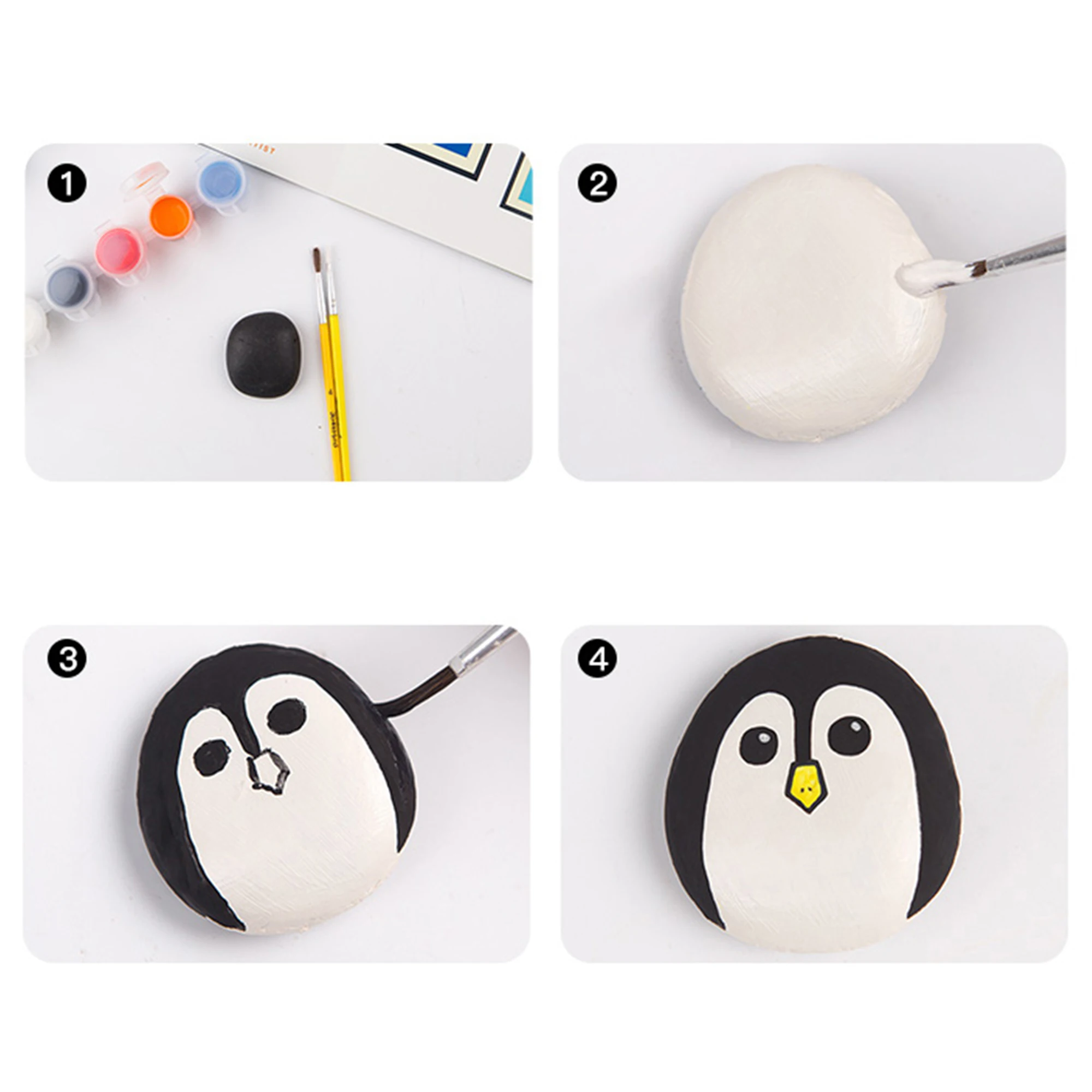KIDDYCOLOR Rock Art Kit for Painting and Coloring DIY Set Creative Colorful Magic Stone Gift Supplies | Канцтовары для офиса и