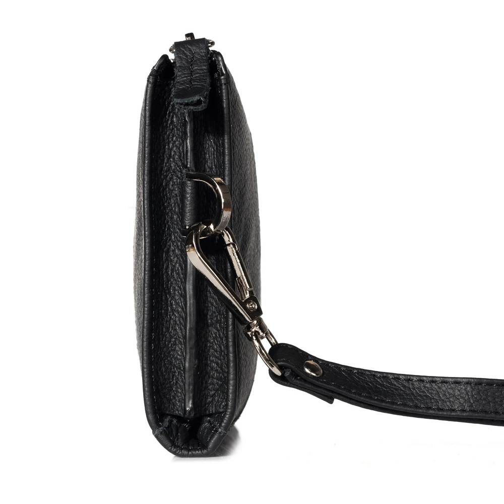 Кожаная сумочка на молнии для мужчин и девушек бумажник из воловьей кожи кобура