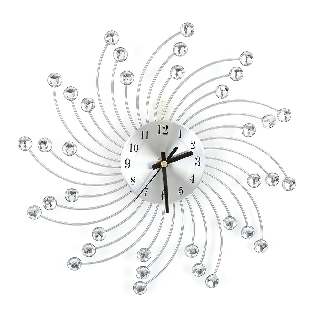 Винтажные металлические настенные часы Orologio Da Parete роскошные большие с