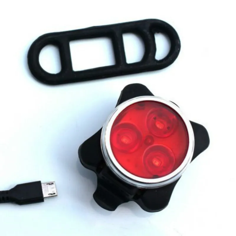 

USB Rechargeable Cycling Bicycle Light Mountain Bike Super Light Charging Taillight Outdoor Headlight Front Tail Clip Light Lamp