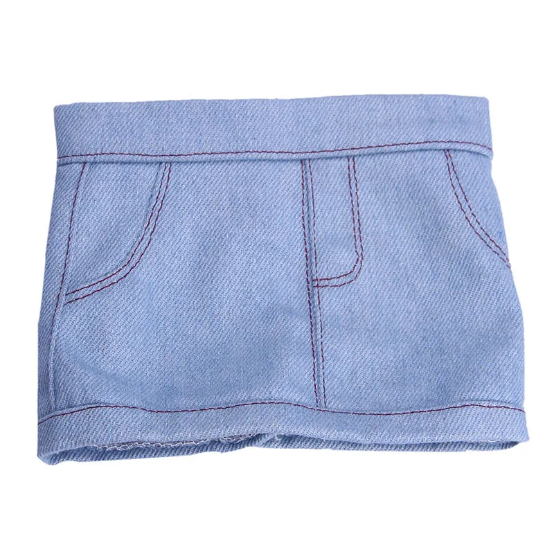 

Hot Sale 18 inch American Doll Clothes Doll Clothes Cowboy Three-piece Suit For 43CM New Born 1/4BJD RUssia DIY Dolls