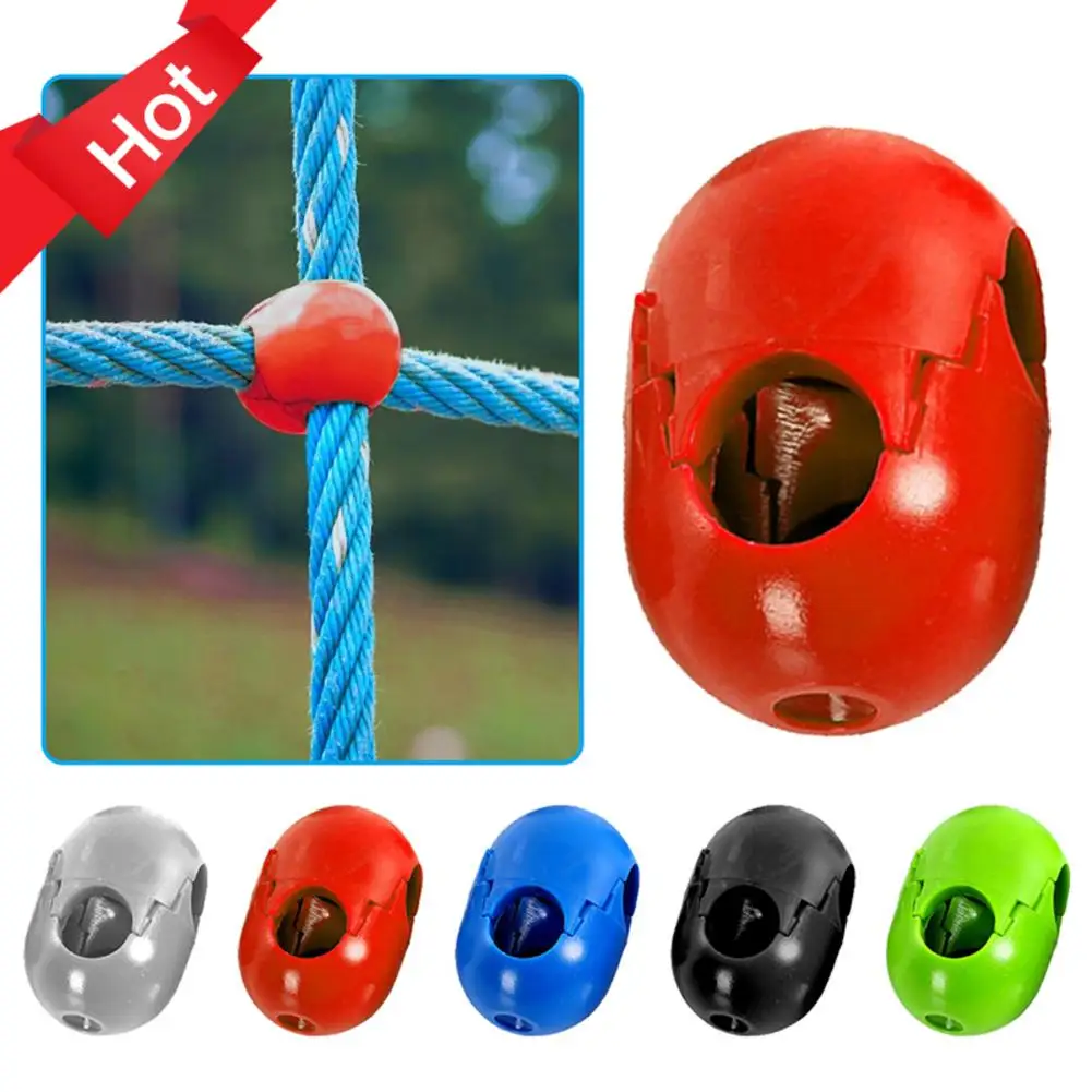 

5Pcs Climbing Rope Net Crawling Buckle Plastic Connector Climbing Accessories For Outdoor Amusement Swing Climbing Rope Parts