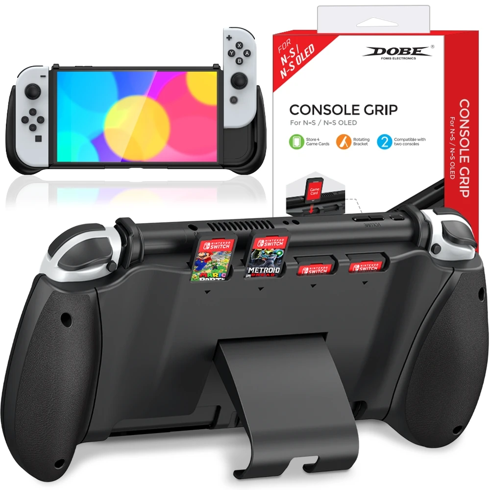 Shockproof Protective Hard Case For Nintendo Switch OLED with Game Cards Slots Holder Anti-fall Case For Switch OLED Accessories
