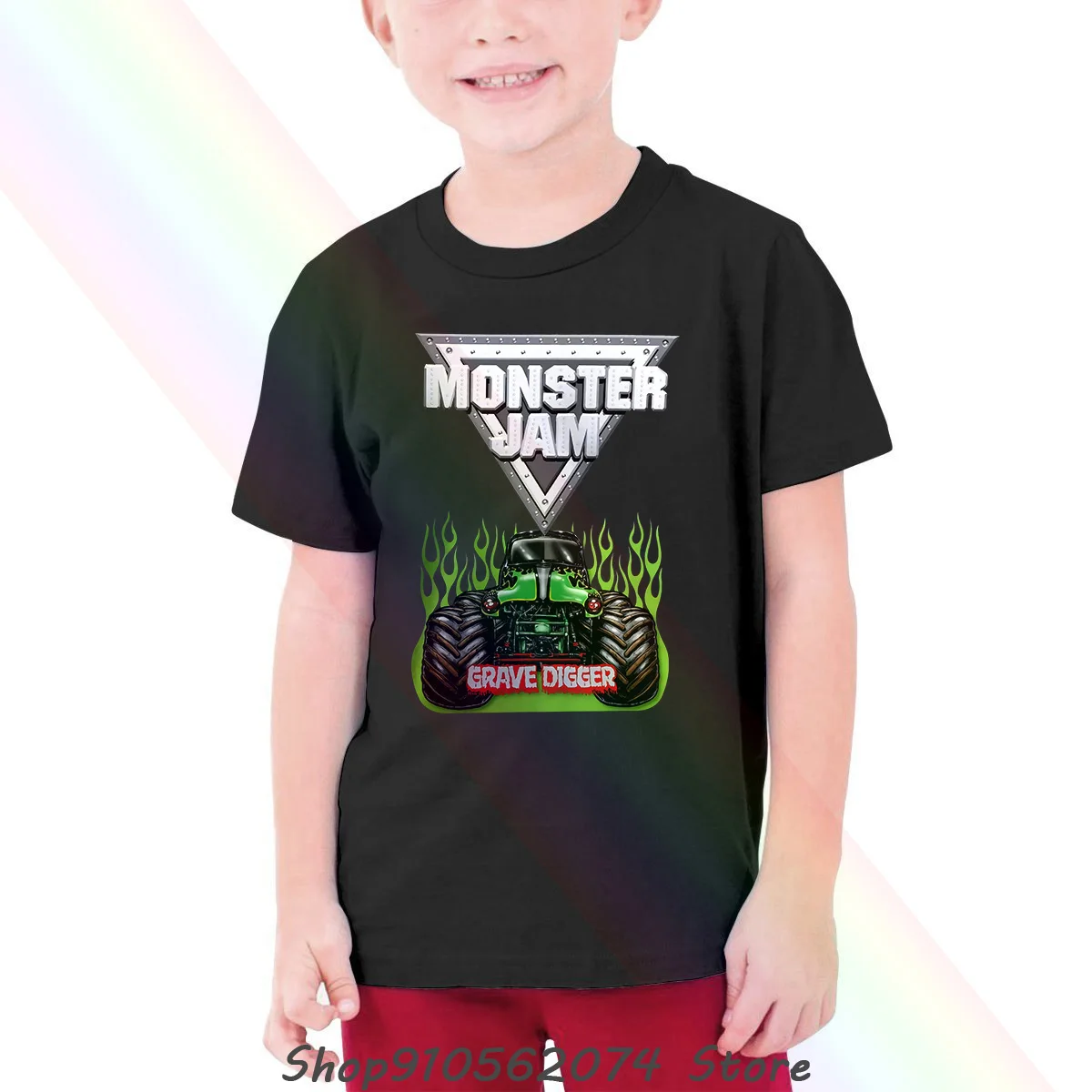 Новинка популярный черный детский шарф повязка на голову с изображением монстра