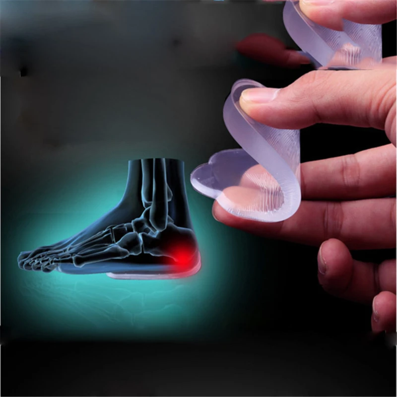 1Pair Orthopedic Insoles Shoe Inserts Medial &amp Lateral Heel Wedge Lift GEL Pads Corrective O/X Type Leg For Women/Men Studant | Красота и