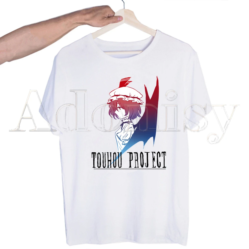 Футболка Touhou мужская с принтом тенниска круглым вырезом и коротким рукавом майка