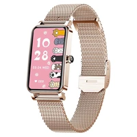 fashion women smart watch custom dial full touch screen ip68 waterproof smartwatch for woman lovely bracelet heart rate monitor