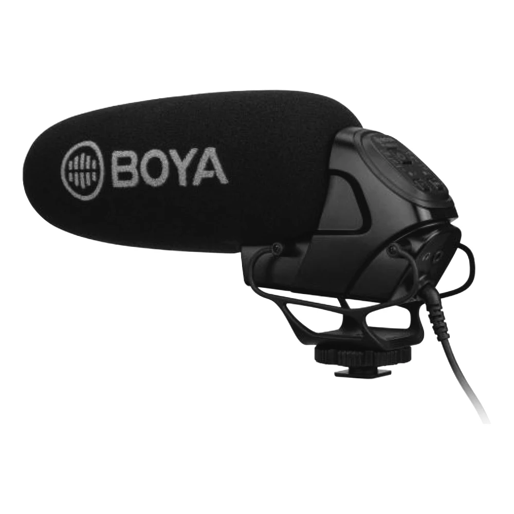 BOYA BY-BM3032 дробовик конденсаторный микрофон с коэффициентом усиления фильтр супер кардиоид для Canon Nikon DSLR камера видеокамера аудио рекордер