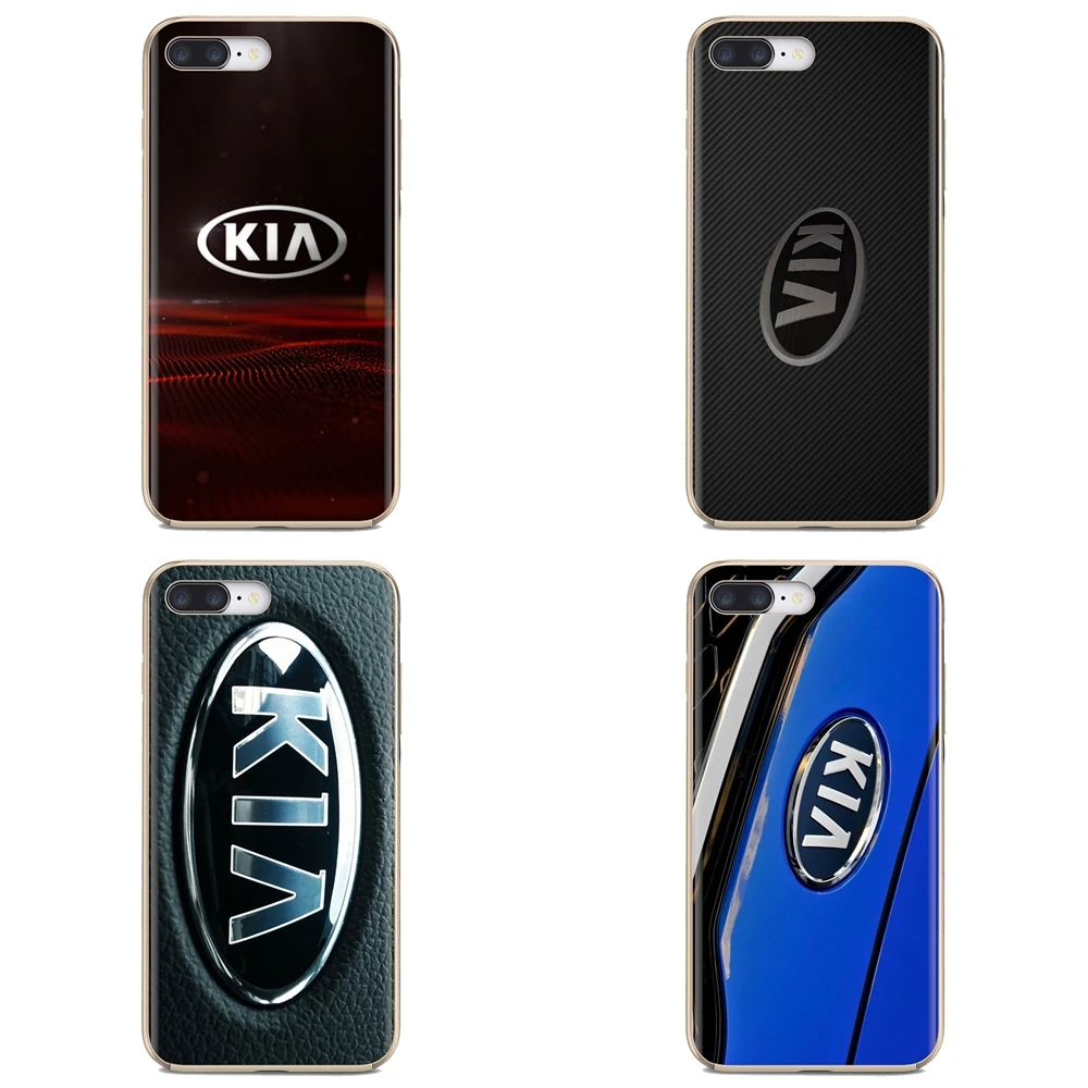 Чехол для телефона Kia с логотипом корейских автомобилей тонкий силиконовый