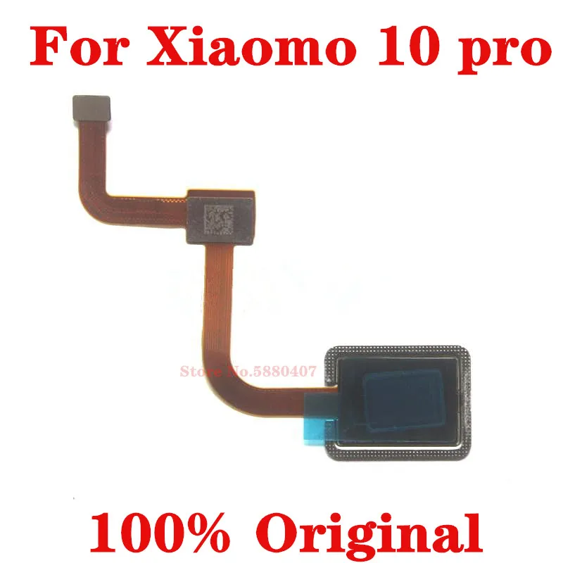 Оригинальный датчик отпечатков пальцев для Xiaomi 10 Pro Главная Кнопка сенсорный ID