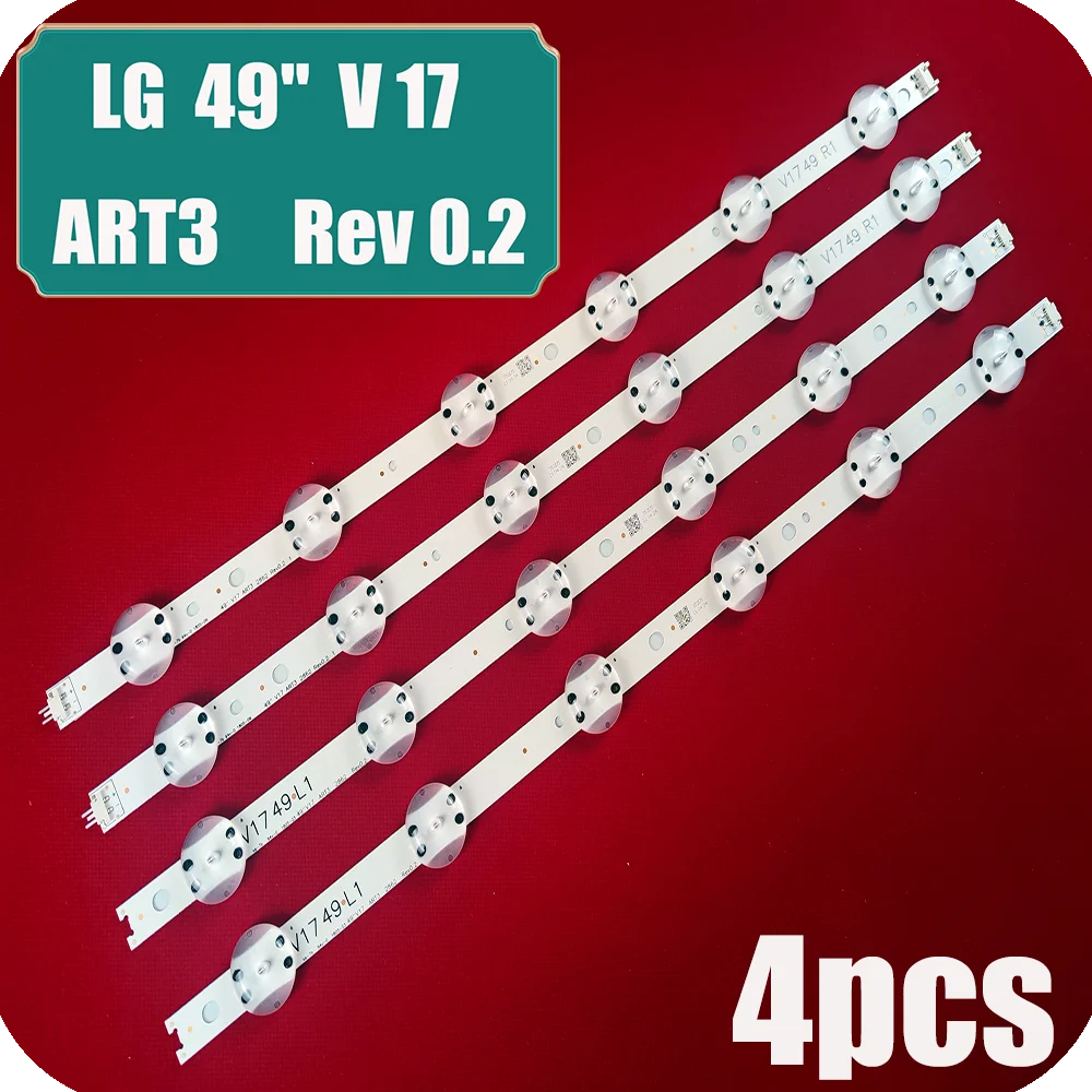 

Светодиодная лента для телевизора LG 49 "V17 ART3 49UJ651V 49UJ675V 49UJ676V 49UJ634V 49UJ670V 49UJ655V 49UJ6565 6916L-2862A 6916L-2863A 49UJ6565