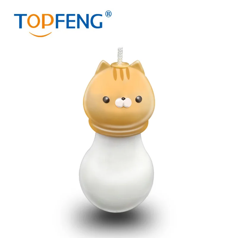 Милый Кот висит утягивающим шнурком светодиодный светильник коробки для