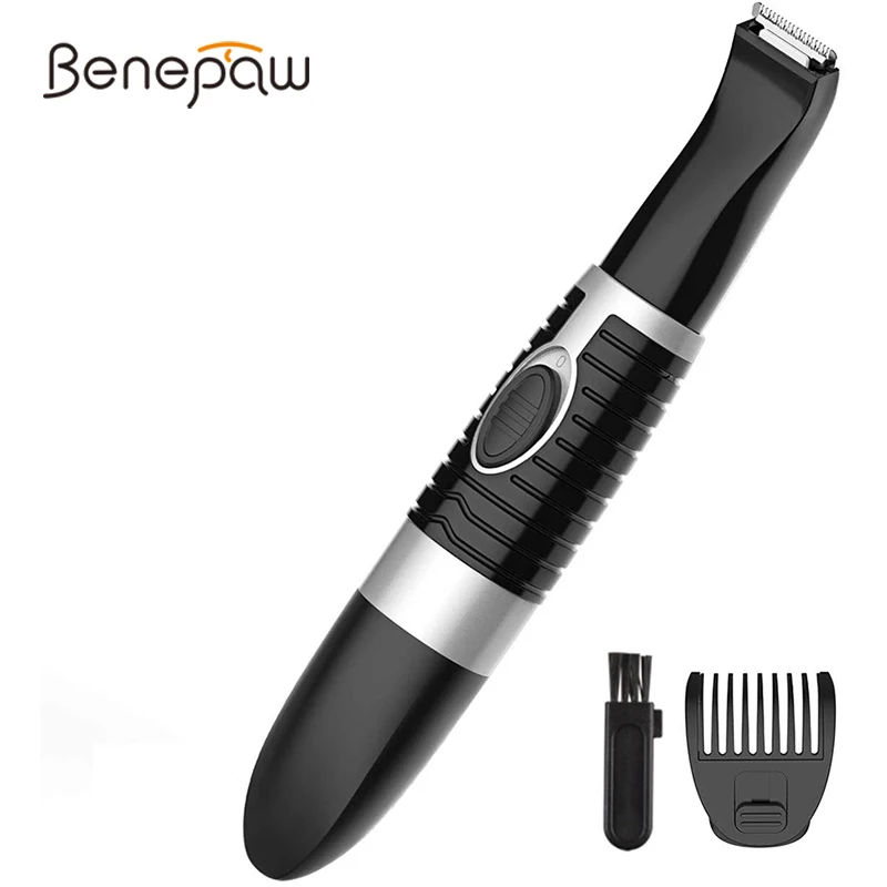 

Benepaw Professional Dog Hair Trimmer Electric Powerful Low Noise Pet Grooming Clipper For Hair Around Paws Eyes Ears Face Rump