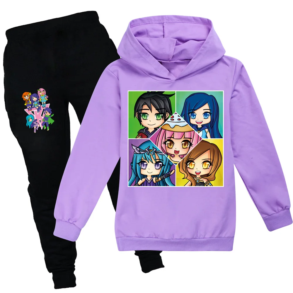 New Hoodie Pants 2pcs Sets Cartoon Spring Kids Printed Tracksuit Baby Clothing Sets Toddler Girl Outfits 2021 Boys Streetwear