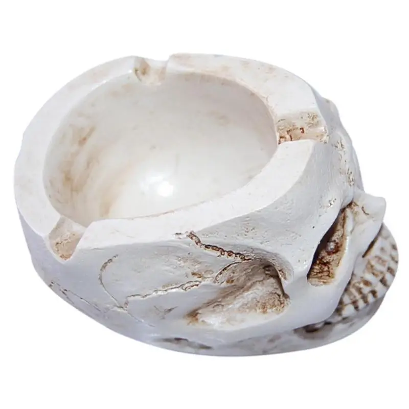 Череп смолы пепельница орнамент для украшения дома противоскользящие ремесла