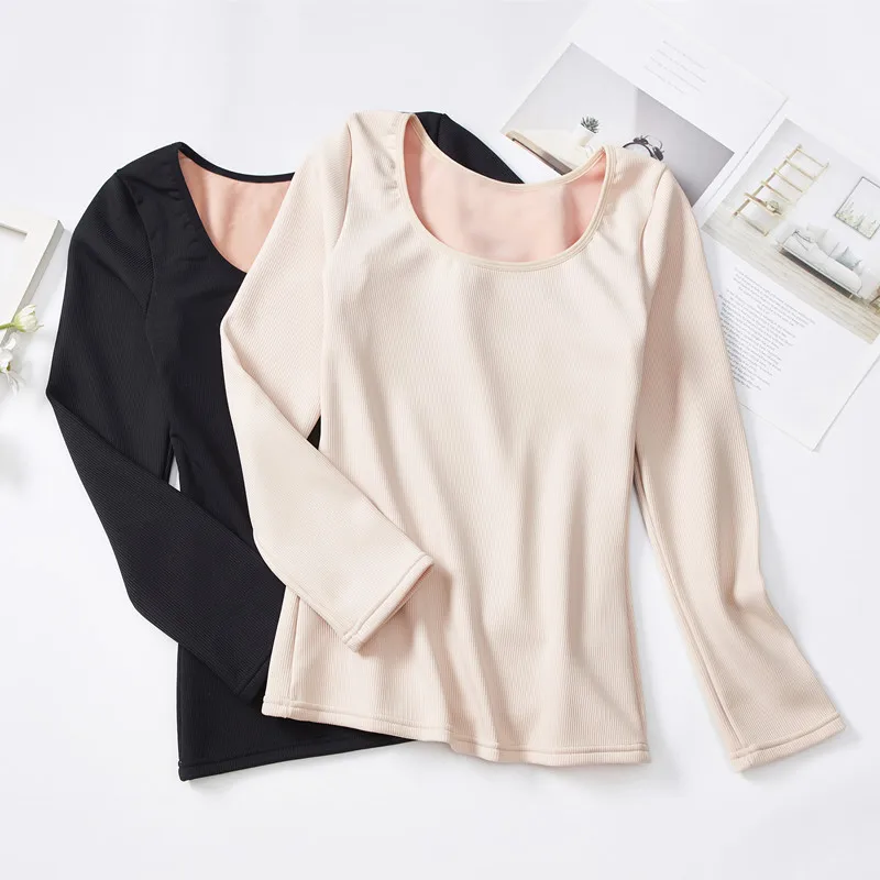 Женское термобелье с круглым вырезом termal Осеннее плотное теплое для женщин| |