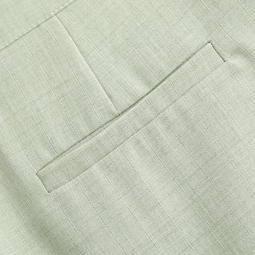 

2020 new fashion was thin linen trousers split split casual pants high waist sagging comfortable trousers