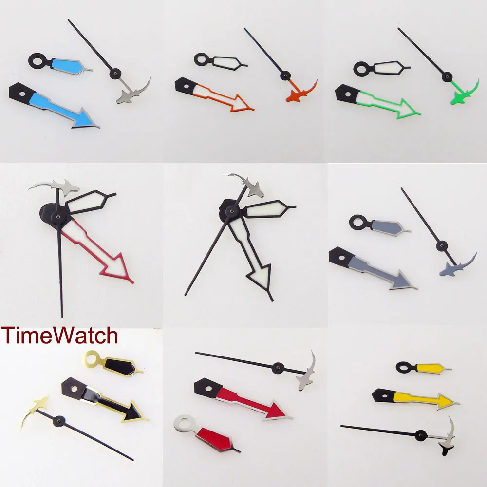 

Fish Second Hands Fit NH35 NH36 4R36 7S36 7002 7009 Movement Watch Hands Needles Multi Colors Red/Blue/Black/Green/Gray/Yellow