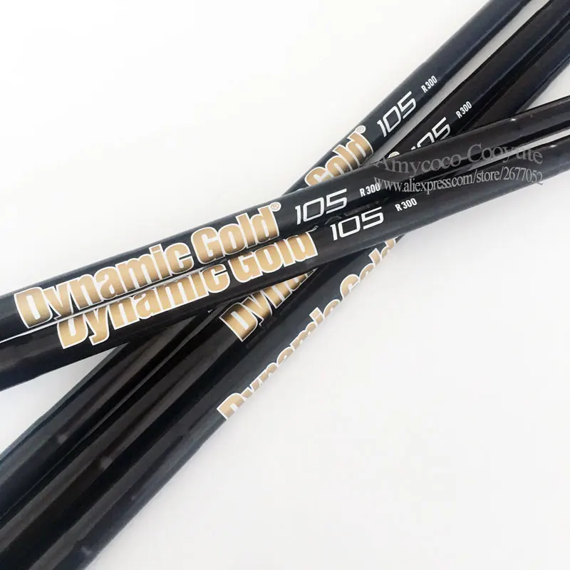 Новые металлические клюшки Динамический вал золото 105 R300 Гибкий Стальной Вал 0 370