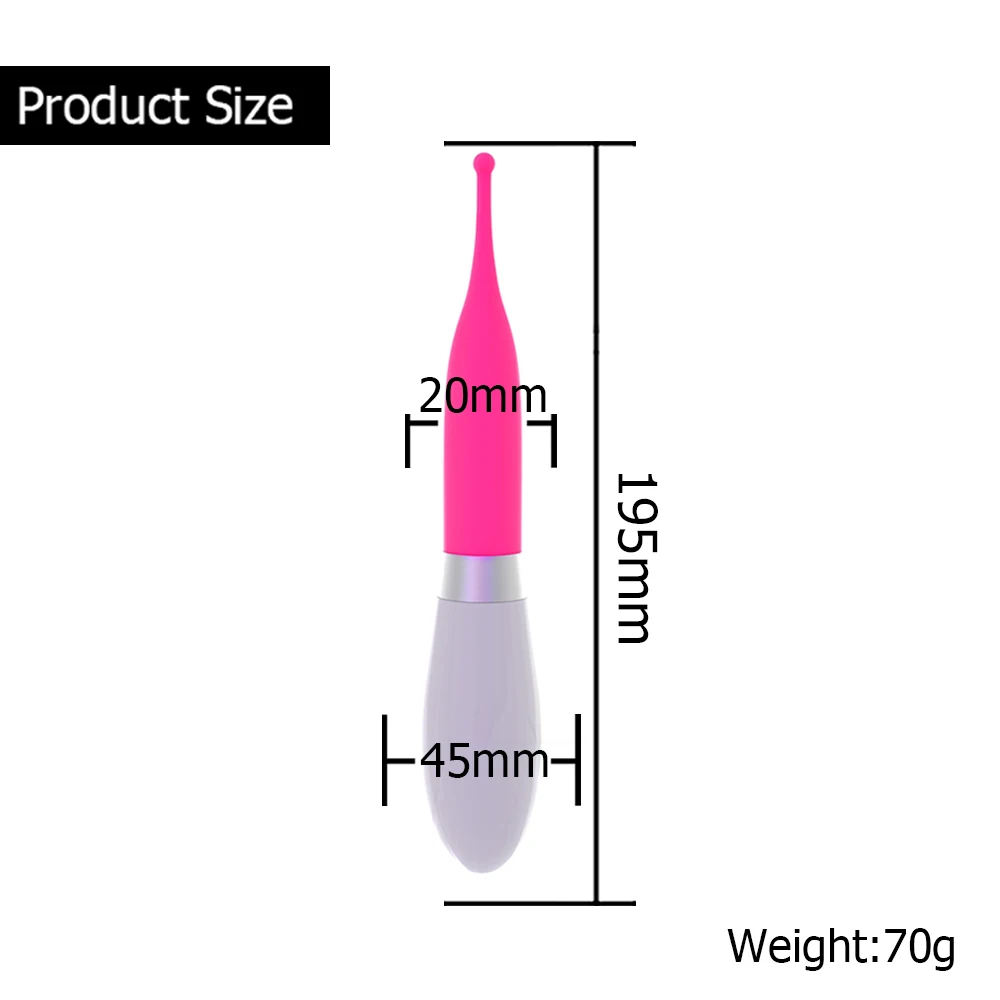 Вибратор для точки G 10 скоростей Стимулятор клитора соска массажер USB-зарядка