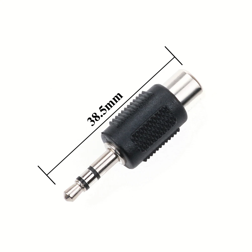 YuXi 2 шт. 3 5 мм моно штекер-RCA гнездо Аудио Адаптер соединитель для компьютера