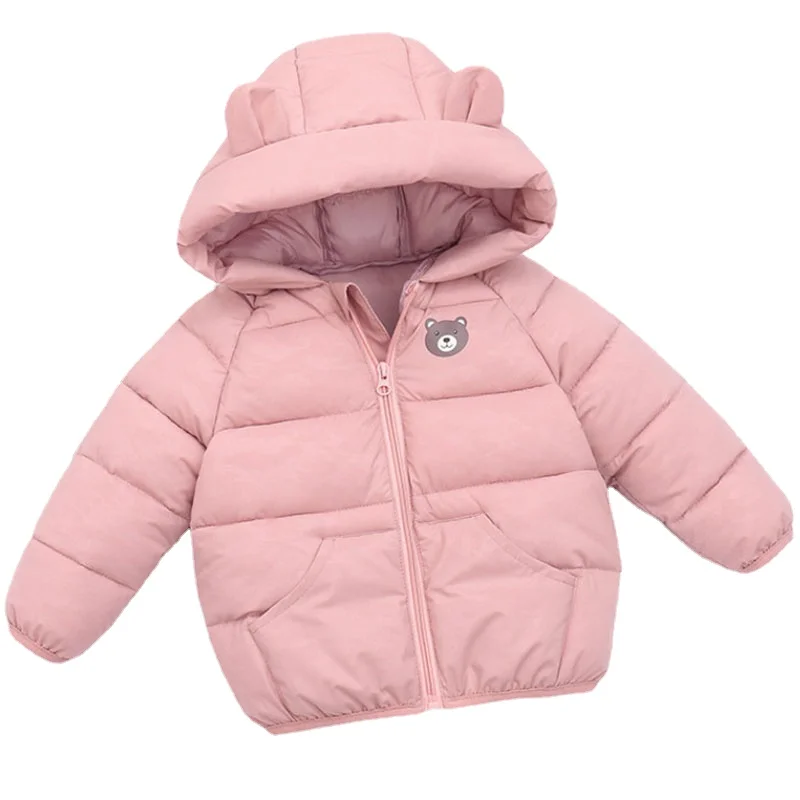 

Winter Girls Cotton Coat Thick Warm Hooded Down Jacket Low Price Promotion New 0-7 Year Old Middle Small Childe Quality Clothing