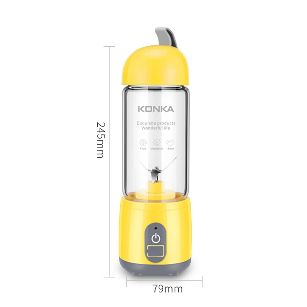 400 мл Портативная USB зарядная чашка электрическая стеклянная бутылка для учебы