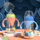 240300 мл Детская Бутылочка из ФПСУ силиконовая детская бутылочка для кормления грудью новорожденных питьевая вода набор из трех бутылочек для младенцев