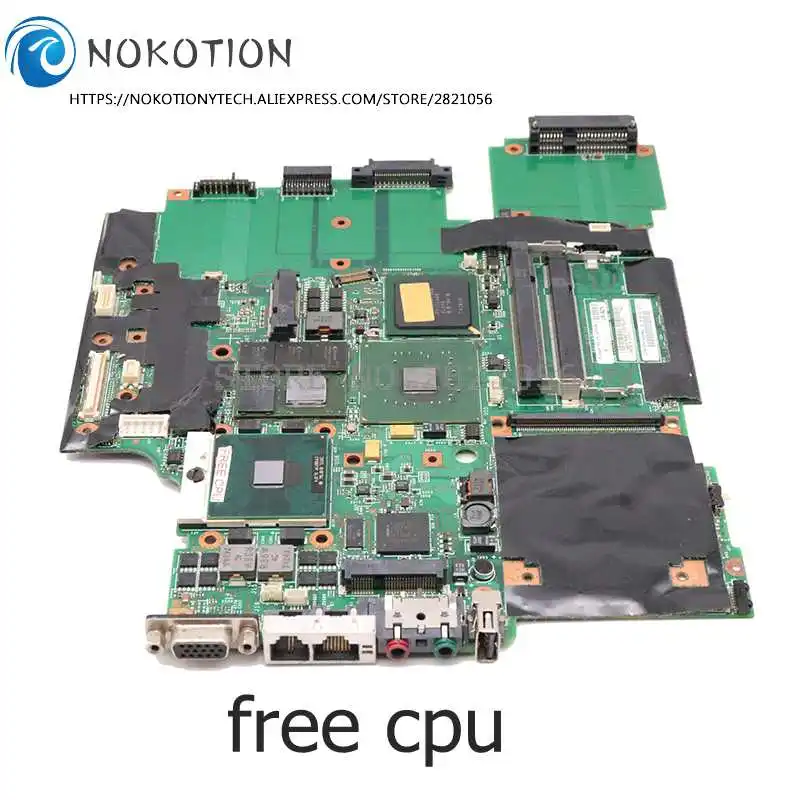 Материнская плата NOKOTION для ноутбука Lenovo ThinkPad T60P 42T0169 42W2207 44C3716 15 4 ''V5250 256MB 945PM