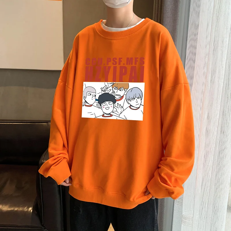 Весна и осень 2020 новый молодежный популярный мужской Свободный свитшот с принтом