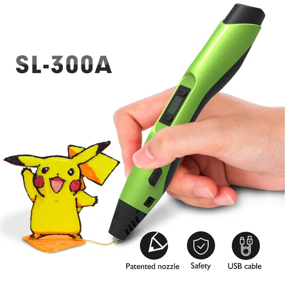 

SUNLU 3D Printing Pen SL-300A Usb Cable Use 1.75MM PLA/PCL Filament Easy Drawing Printing Scribe Pen For Kids Best Birthday Gift