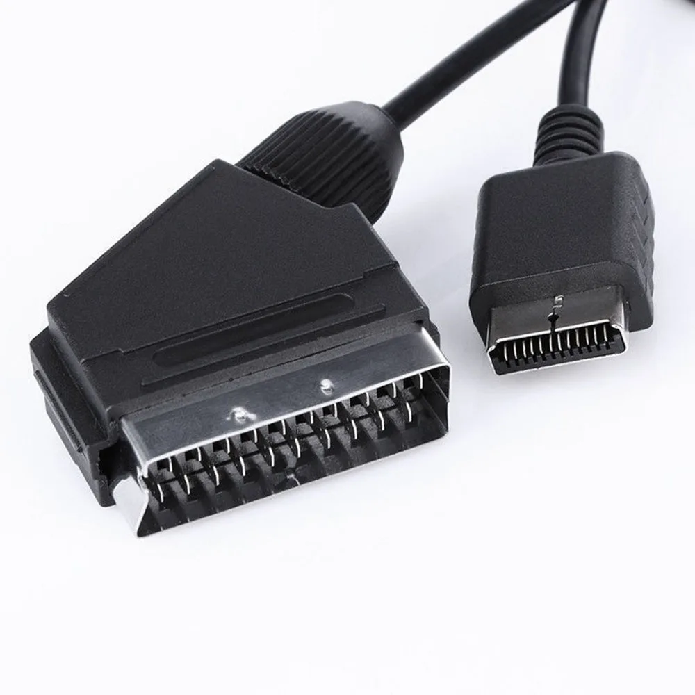 1 8 м для Sony Playstation PS1 PS2 PS3 RGB SCART кабель ТВ AV свинец Замена Соединительный PAL/NTSC