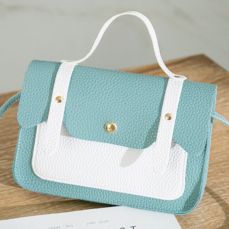 Креативная Новинка женская сумка ярких цветов Лоскутная цветная имитация кожи