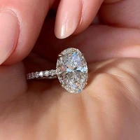 2021 fashion crystal zircon rings for girl women jewelry accessories bridal wedding band gift
