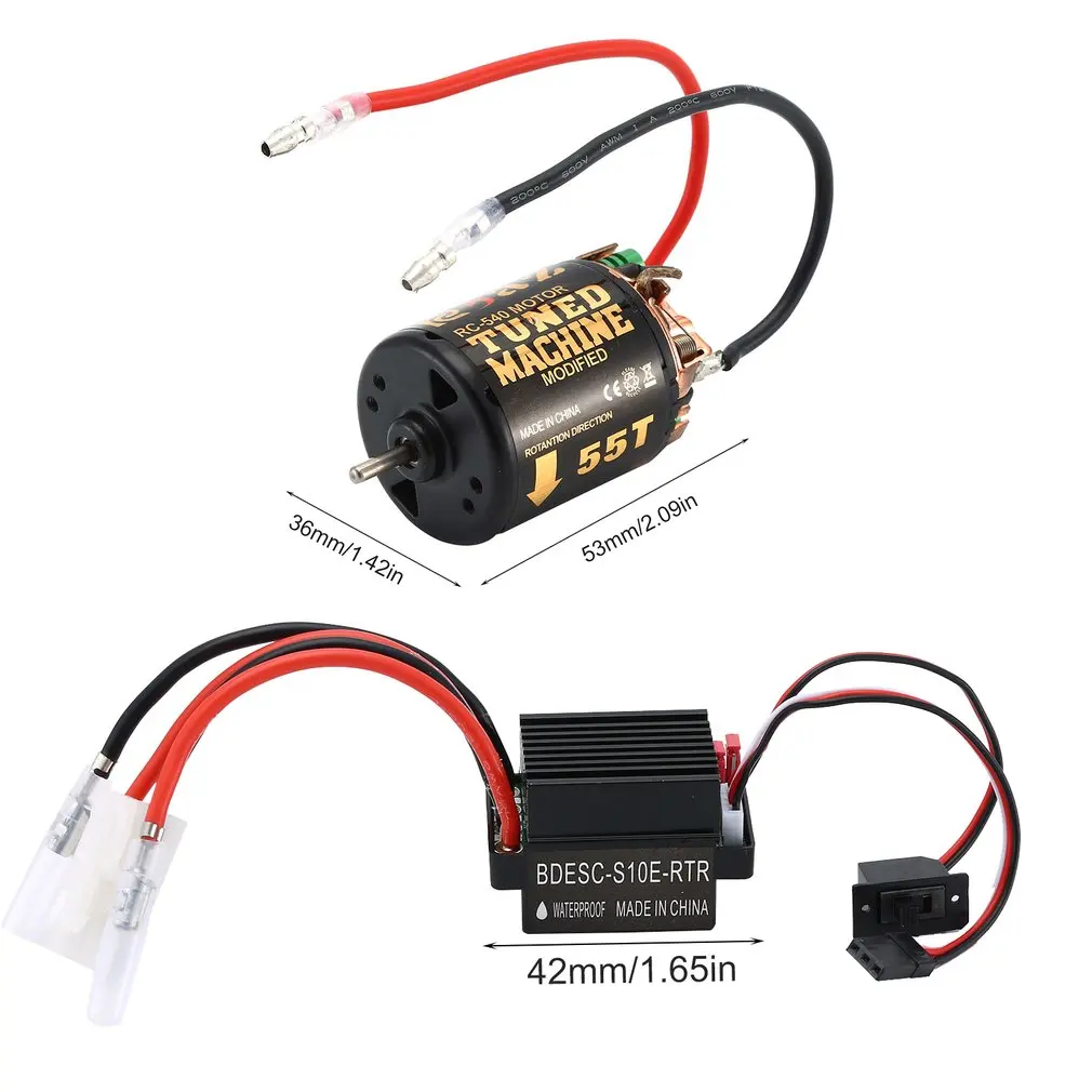 Двигатель cepillado con контроль за para coche de RC. 540 320ESC непроницаемый Rock Crawler Axial SCX10 35T 45T y