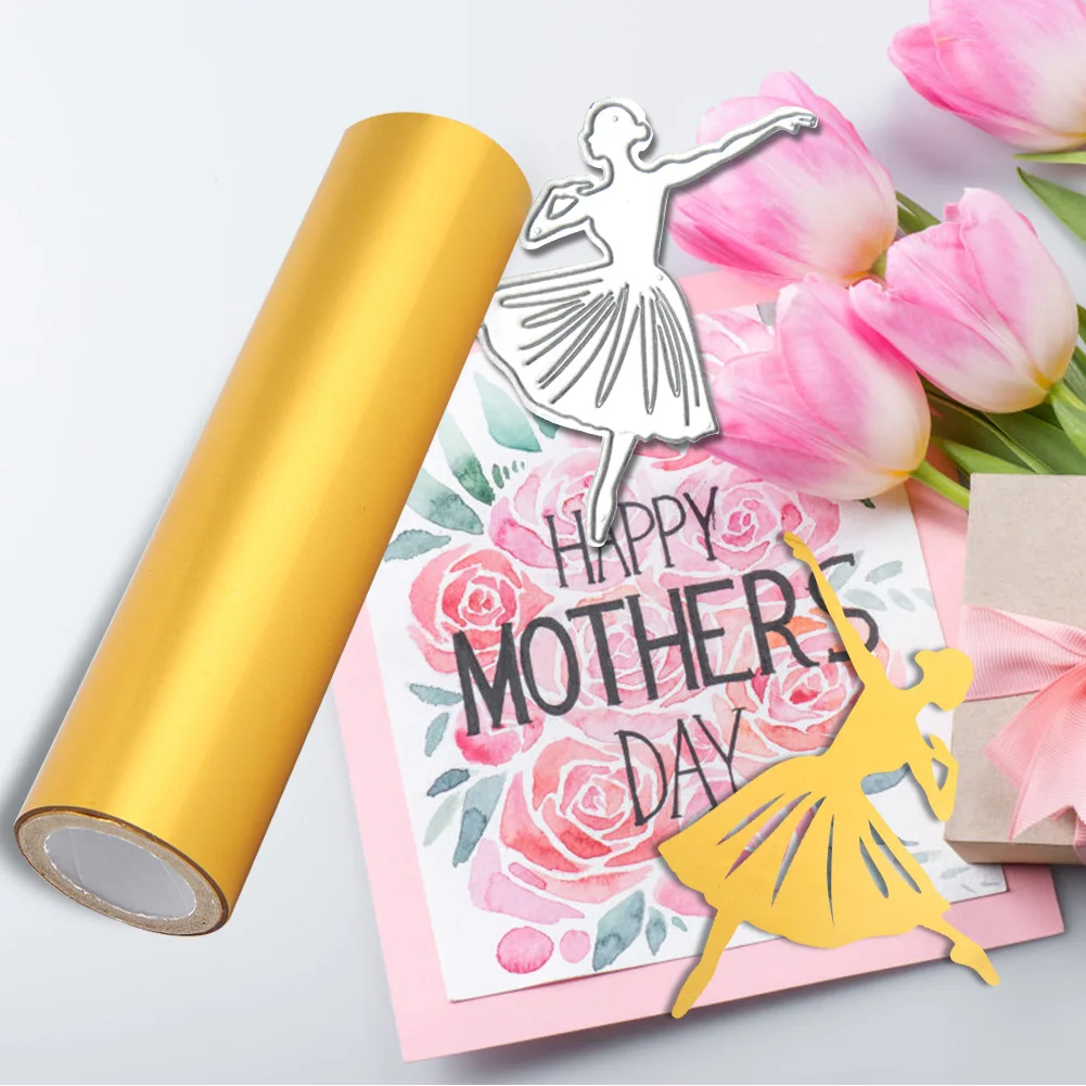 Смешанные цвета Тепловая активированная фольга 5 м теплопередача поделки своими