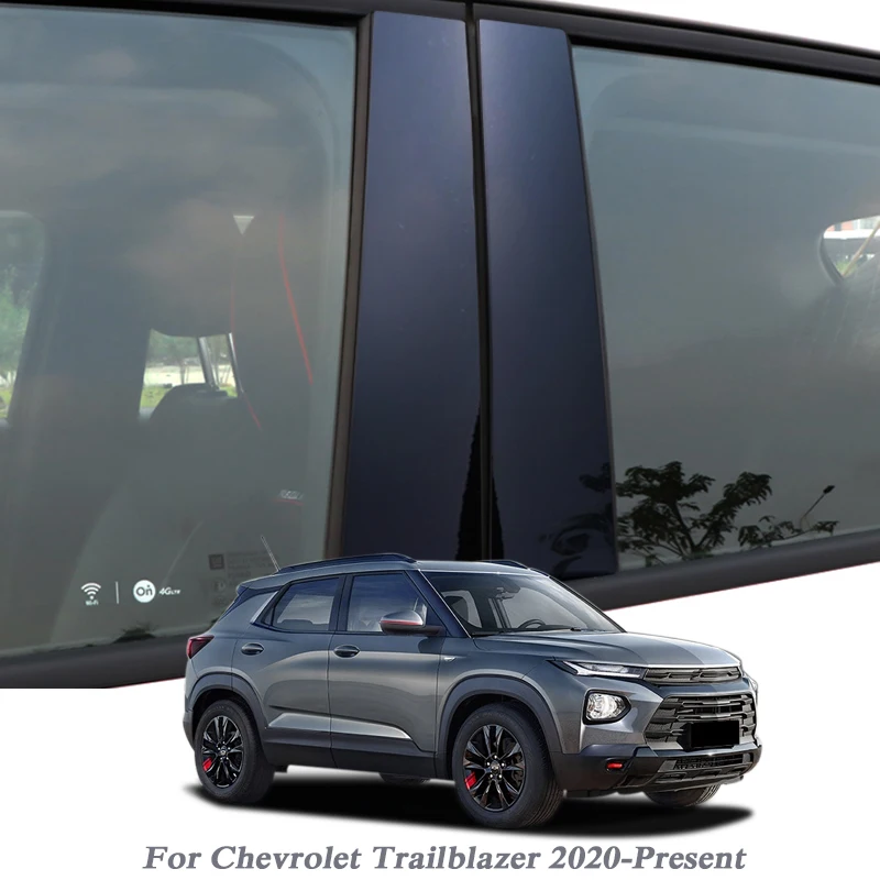 

Наклейка на окно автомобиля для Chevrolet Trailblazer, ПВХ, 6 шт., 2020-Н. В.