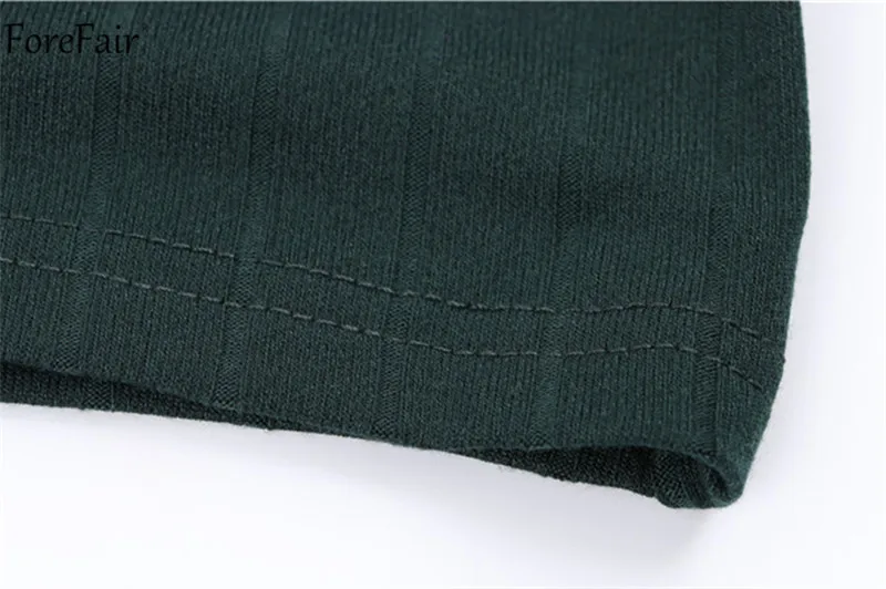 Forefair, длинный рукав, Kint, водолазка, женское мини платье, осень, зима, сексуальное, повседневное, черное, зеленое, вечерние, облегающее платье