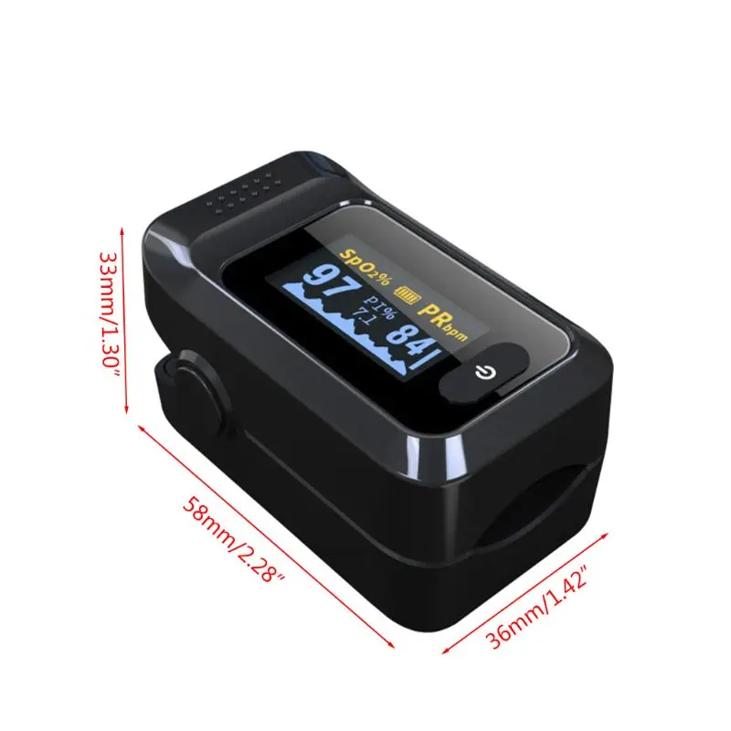 

Pulse oximeter fingertips, large OLED display pulse oximeter