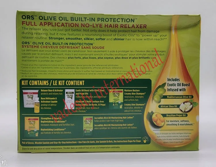 Комплект для выпрямления волос с оливковым маслом ORS|snack food packaging material|snack shopssnack mix |